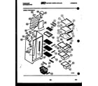 Frigidaire FPZ24VWFW0 shelves and supports diagram