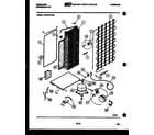 Frigidaire FPZ24VWFW0 system and automatic defrost parts diagram