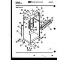Frigidaire FPE21TFL1 cabinet parts diagram