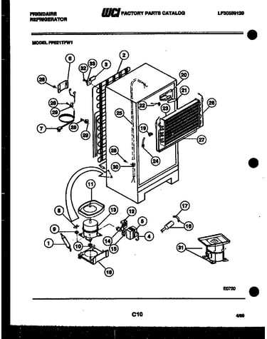 System and automatic defrost parts