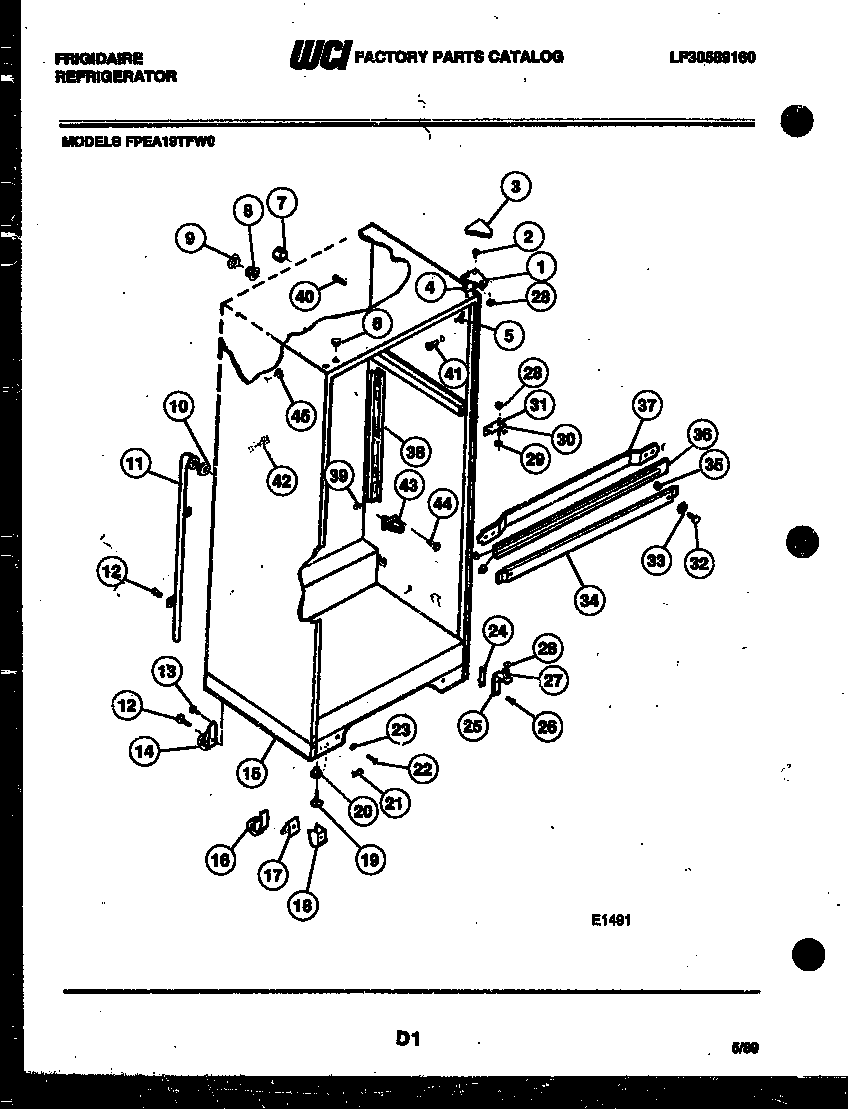 CABINET PARTS