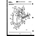 Frigidaire FPEA19TFW0 cabinet parts diagram