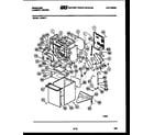 Frigidaire LC248W1 cabinet parts and heater diagram