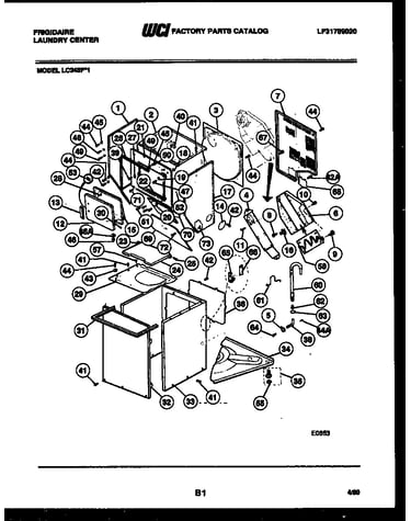 Cabinet parts and heater