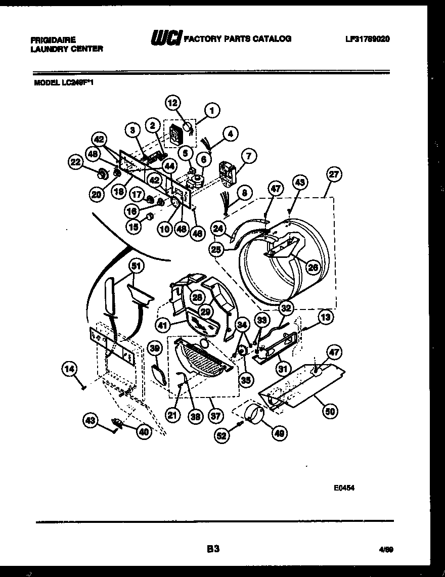 Console, control and drum