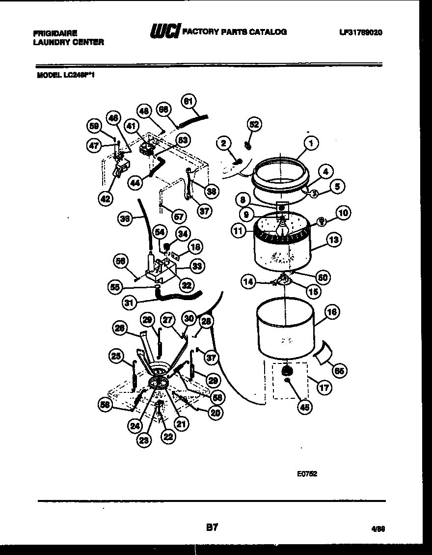 Tubs, water valve and lid switch