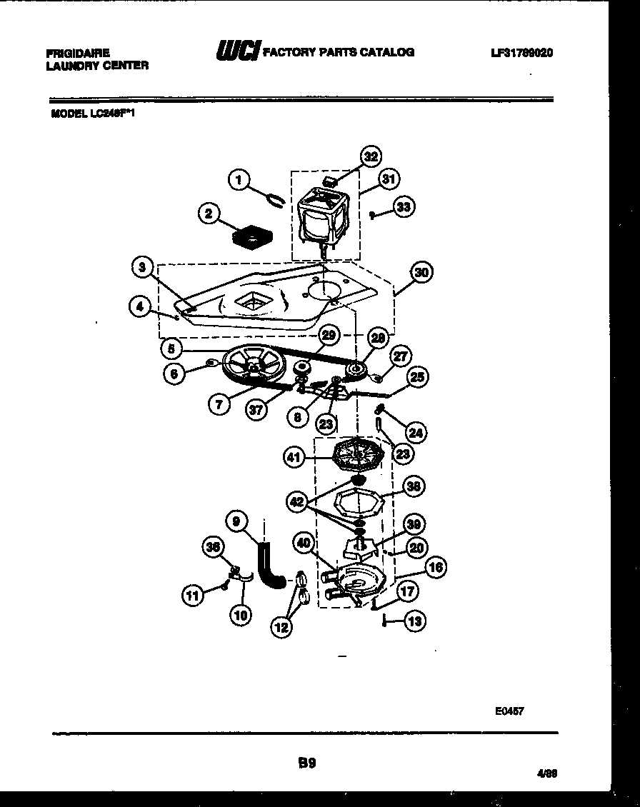Washer drive system and pump