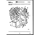 Frigidaire LC120FL1 cabinet parts and heater diagram