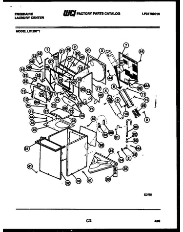 Cabinet parts and heater