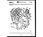 Frigidaire LC120FL1 cabinet parts and heater diagram