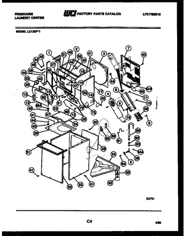 Cabinet parts and heater