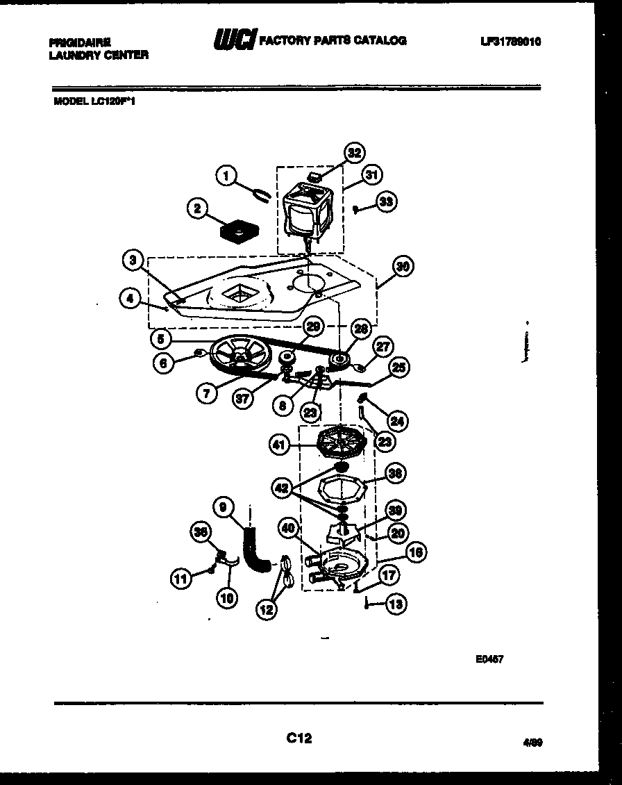 WASHER DRIVE SYSTEM AND PUMP