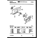 Frigidaire A06LH6L1 air handling parts diagram