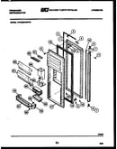 Refrigerator door parts