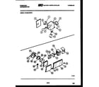 Frigidaire FPCE22VWFA1 refrigerator control assembly, damper control assembly and f diagram
