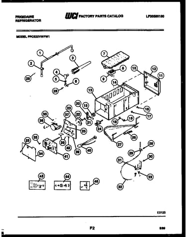 Ice maker and installation parts