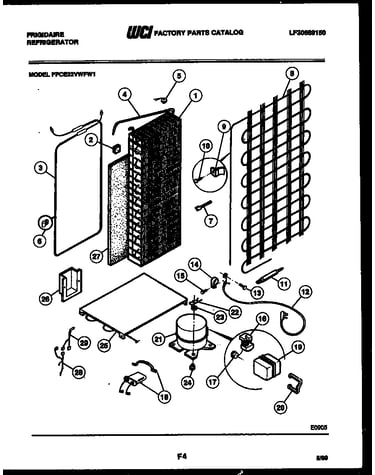 System and automatic defrost parts