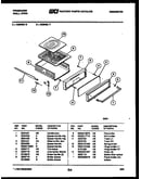 Broiler drawer parts