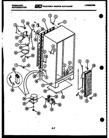 System and automatic defrost parts