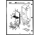 Frigidaire UFP19DL3 cabinet parts diagram