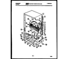 Frigidaire UFP16DL3 system and automatic defrost parts diagram