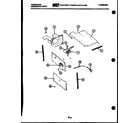 Frigidaire MVH1150C2 electrical and air handling parts diagram