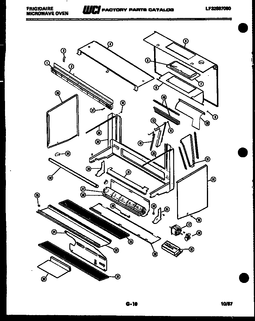 Wheel blower and installation parts