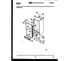 Frigidaire UF10NL1 cabinet parts diagram