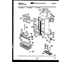 Frigidaire UFP16NL2 cabinet parts diagram