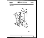 Frigidaire UF16NL1 cabinet parts diagram