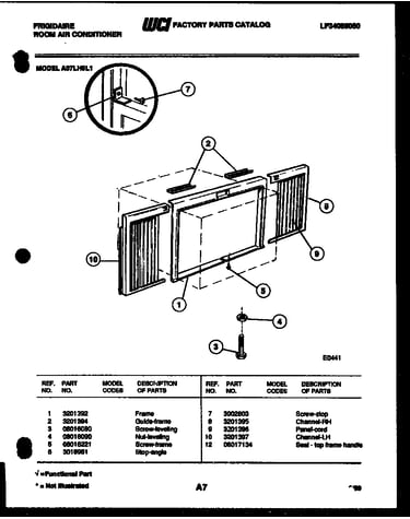 Window mounting parts
