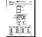 Frigidaire AR27NS5L7 window mounting parts diagram