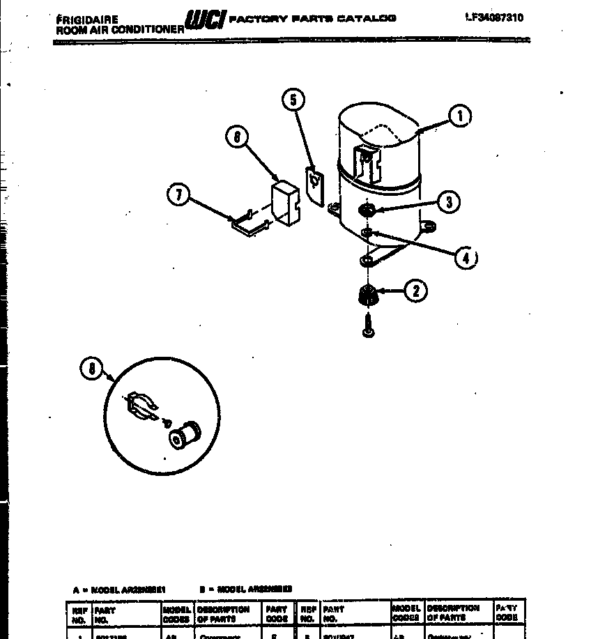 Compressor parts