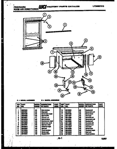 Window mounting parts