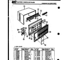 Frigidaire A06LH5E1 cabinet parts diagram
