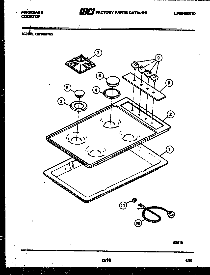 Cooktop parts