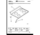 Frigidaire RSE37BAW5 cooktop parts diagram