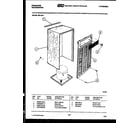 Frigidaire MR15N1 cabinet and control parts diagram