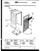 Cabinet and control parts