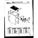 Frigidaire TC3D2 cabinet parts diagram