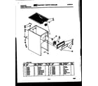 Frigidaire TC3D2 cabinet parts diagram