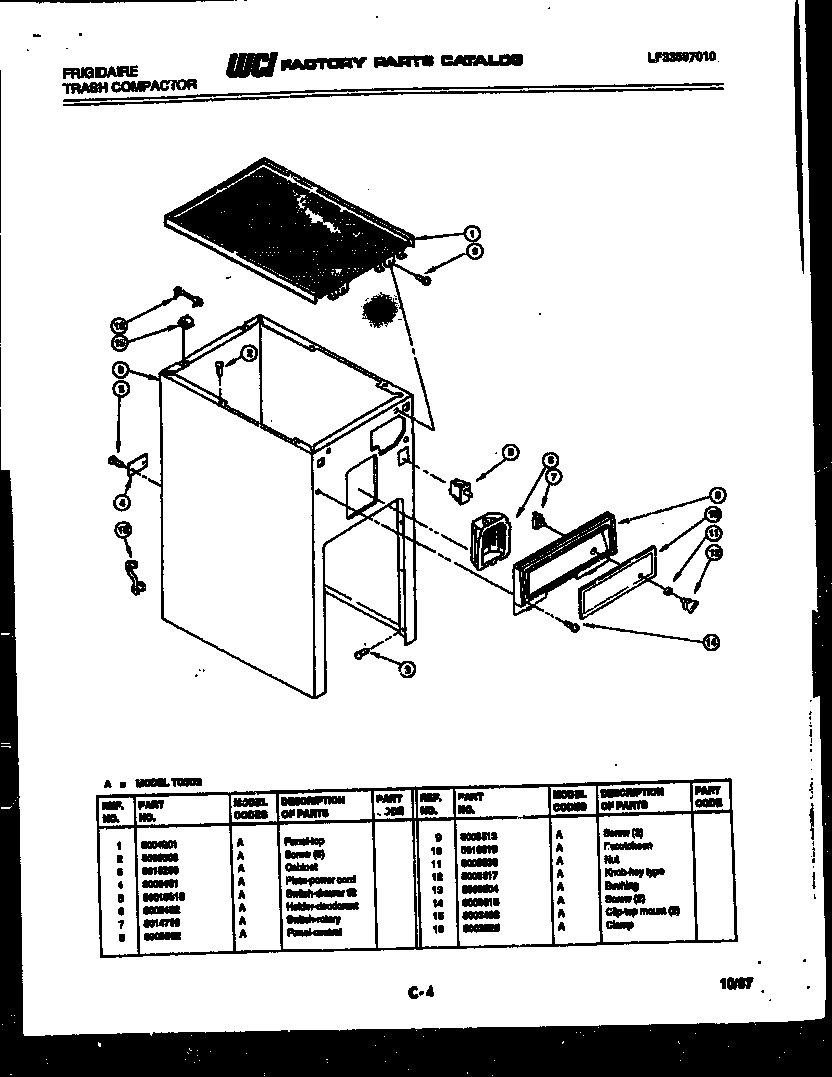Cabinet parts