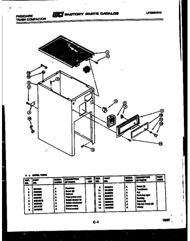Cabinet parts