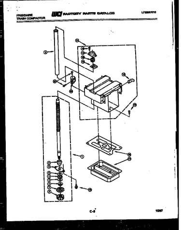 Screw-power and ram assembly