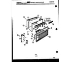 Frigidaire AHW12NT2E1 cabinet parts diagram