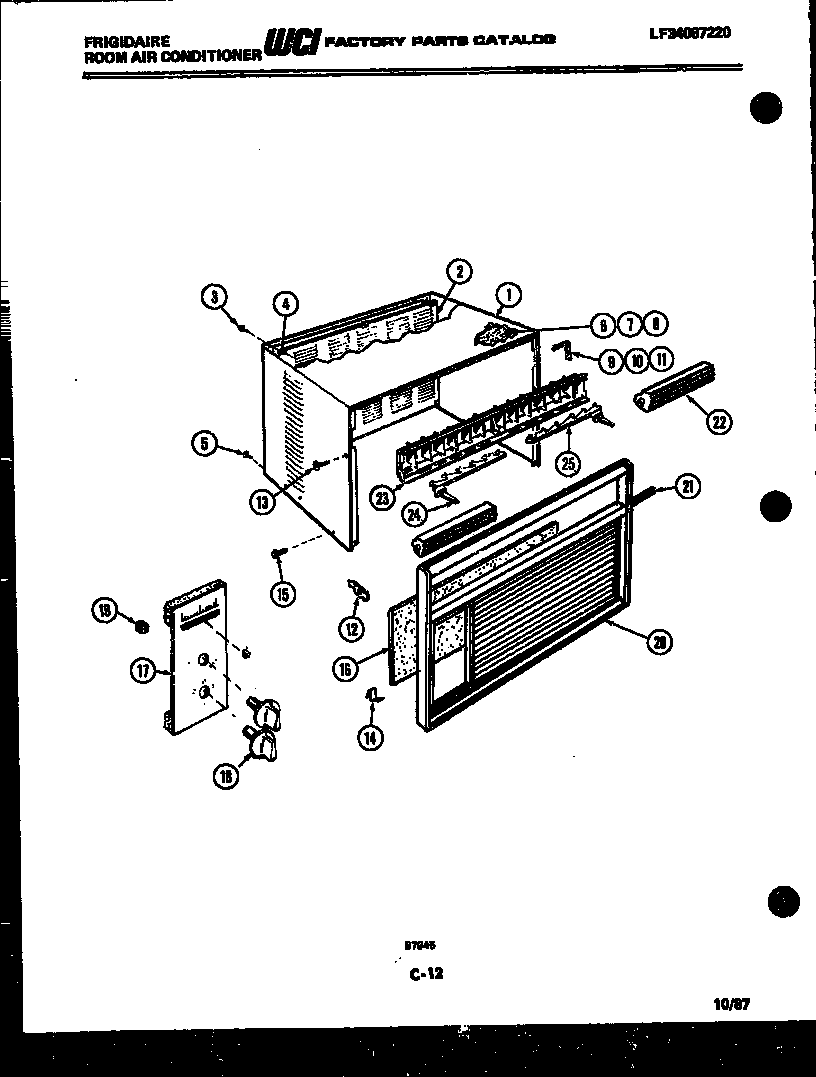 Cabinet parts