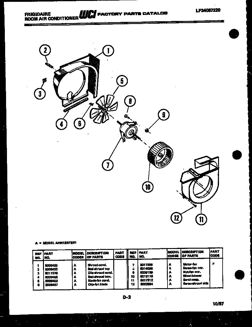 Air handling parts