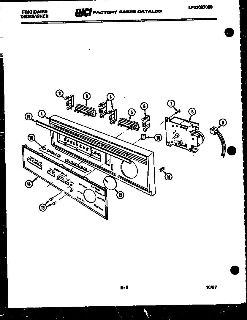 Console and control parts