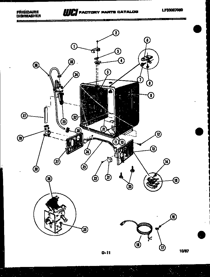 Tub parts