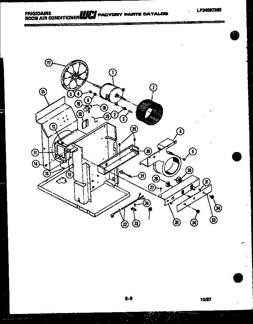 Electrical and air handling parts